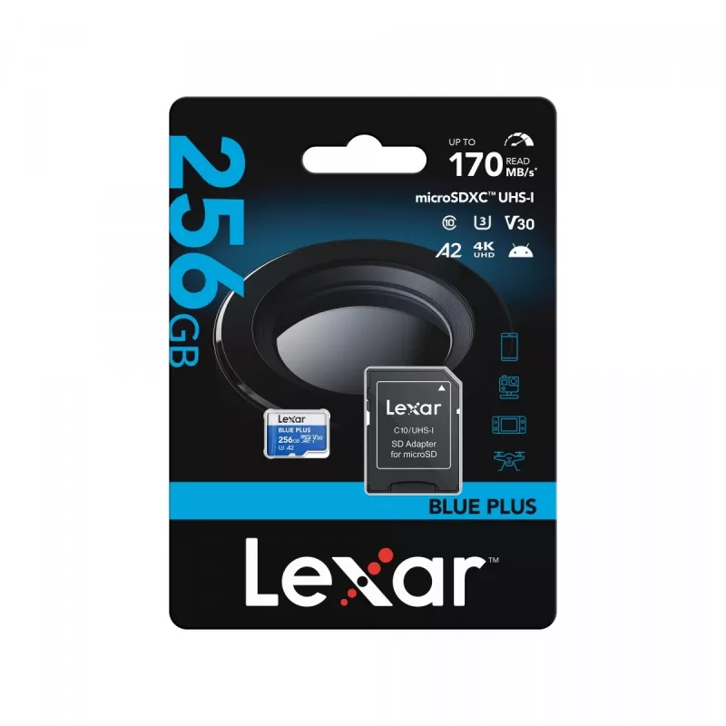 Muistikortti Micro SDXC 256GB UHS-I W A Lexar LMSBLPL256G BNANG