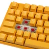 Ducky One 3 TKL näppäimistö pelikäyttöön USB QWERTY englanti keltainen
