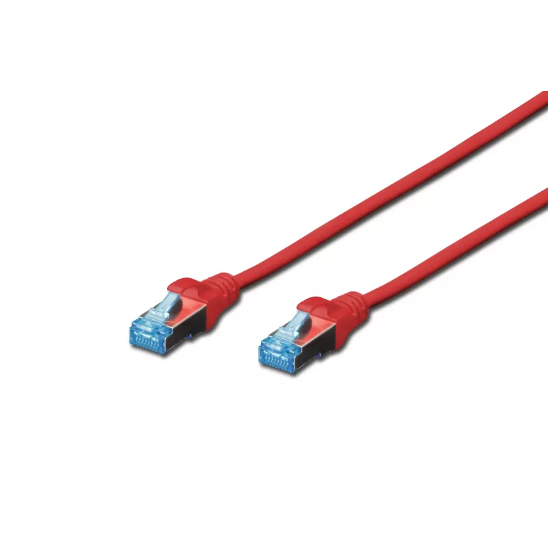 Verkkokaapeli Digitus CAT 5e SF/UTP RJ-45 2m punainen