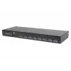 Digitus KVM-konsoli 19 tuumaa LCD 8-porttinen VGA US-näppäimistö