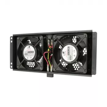 Jäähdytystuuletin Extralink 2 FANS ROOF COOLING UNIT 220V AC musta metalli