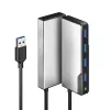 USB-keskitin ALOGIC Fusion SWIFT 4-in-1 USB 3.2 Gen 1 Type-A