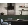 Vertikale Eco Duo Glas seinäliesituuletin musta