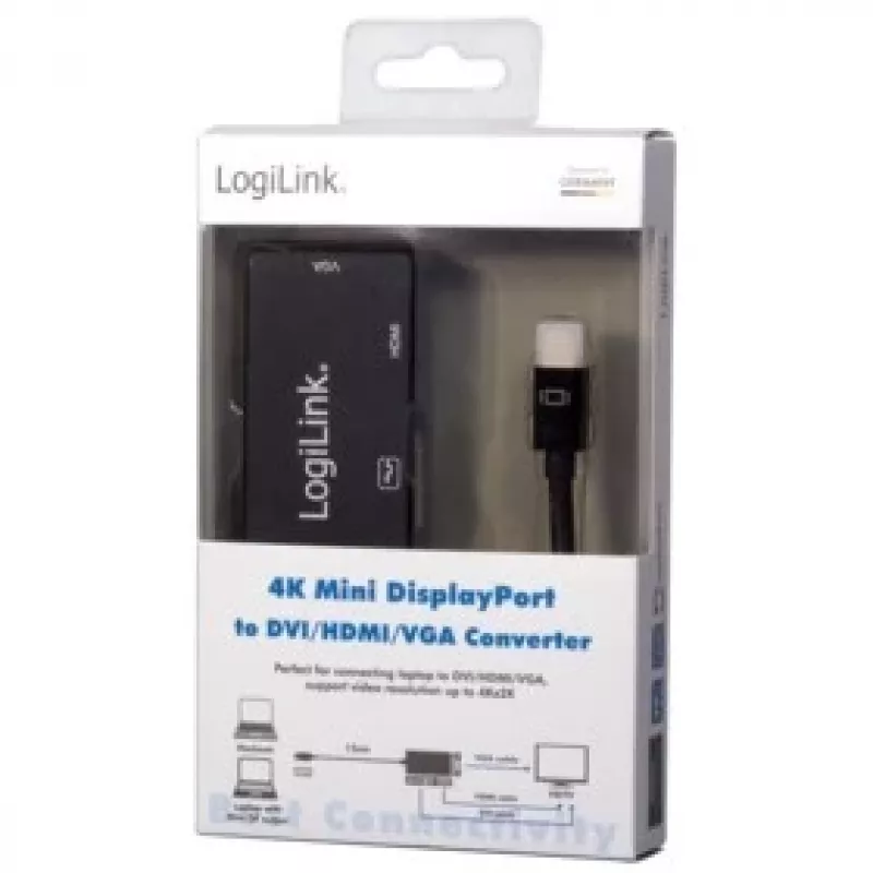 Kaapeliadapteri Mini DisplayPort–DisplayPort LogiLink CV0110