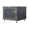 Telinehylly TECHLY 367652 kaapelinhallinta 3M-teippikiinnityksellä, teräs, 550×550×410 mm, musta