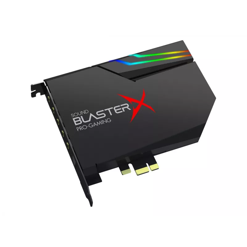 Creative Sound BlasterX AE-5 Plus musta PCI-e RGB peliäänikortti