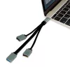 USB-C 3.1 -keskitin 3-porttinen