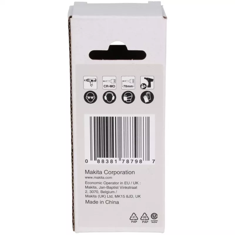 Makita Impact Black 1/2 Torx hylsyavain T40 - 78mm - kromimolybdeeni - E-19819