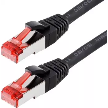 Verkkokaapeli Helos CAT6 S/FTP (PIMF) 15 m musta