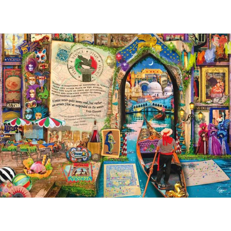 Palapeli Schmidt Spiele Aimee Stewart: Memories of Venice — 1000 palaa