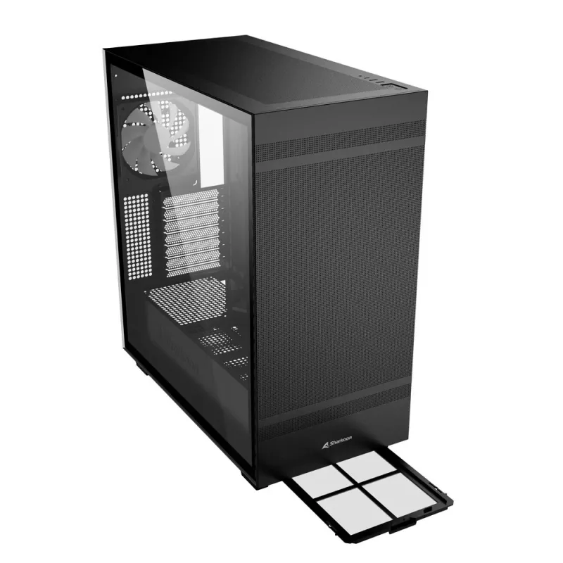 PC-kotelo Sharkoon REBEL C50 RGB Full Tower musta