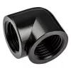 Alphacool Eiszapfen 17588 20 mm 90° L-liitinsovitin G1/4 sisäkierre – G1/4 sisäkierre, musta
