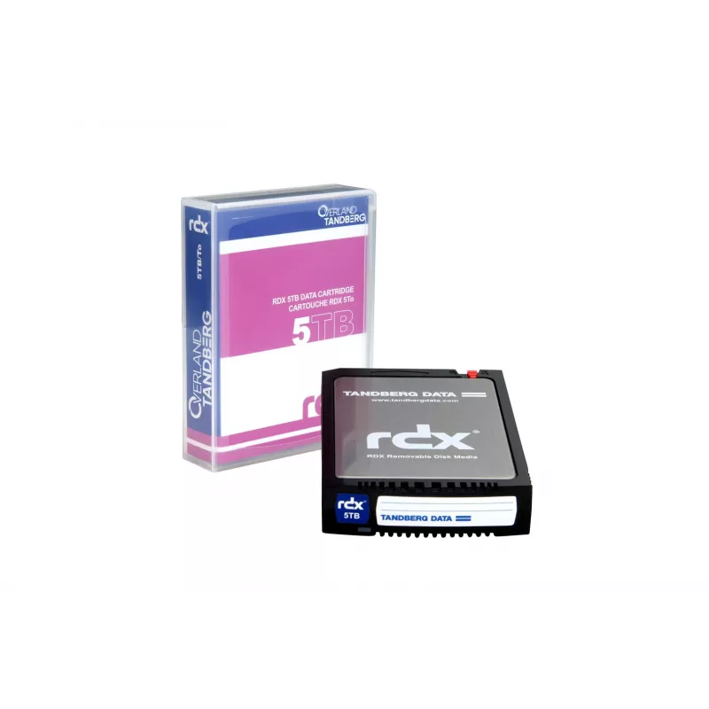 Overland-Tandberg 8862-RDX 5 TB RDX HDD -kasetti, musta (1 kpl)