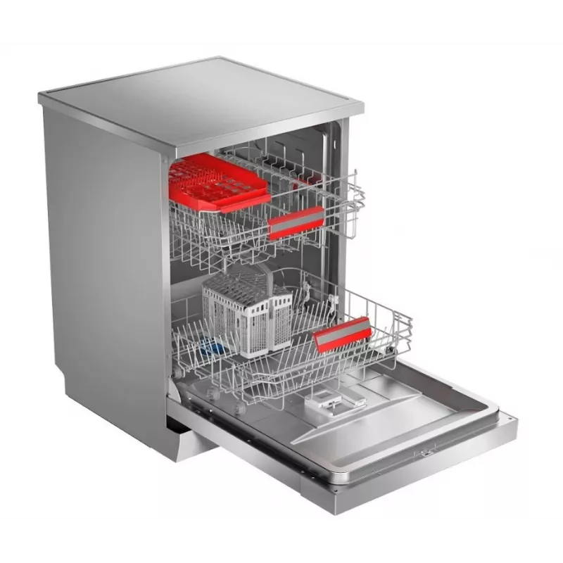 Toshiba DW-14F5EE(S)-PL vapaasti seisova astianpesukone, 60 cm, 14 vakioastiastoa, hopea