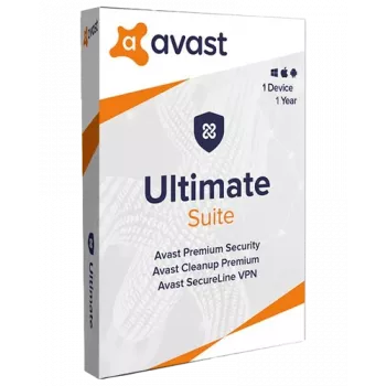 Avast Ultimate | 1 laite | 1 vuosi (vain Windows)