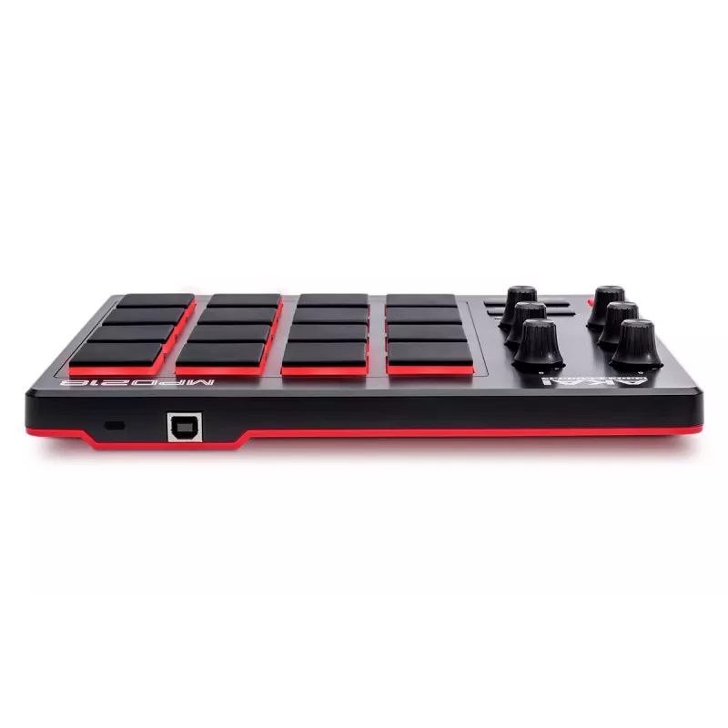 Audiomikseri Akai MPD218 musta 16 padia USB MIDI -ohjain