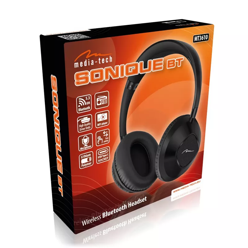 LANGATTOMAT KUULOKKEET SONIQUE BT MT3610