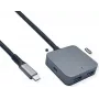 VALUE USB-keskitin 12.99.1126 – USB 3.2 Gen 2 (Type-C-isäntä) 4 porttia (2×A + 2×C) 10000 Mbit/s, musta