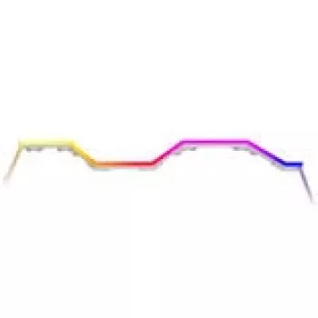 LED-nauha HYTE Noodle LN70 ARGB valkoinen — osoitteellinen ARGB-valonauha PC-koteloihin ja taustavalaisuun