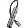 USB Type-C -keskitin Alcasa HUB-C002A 5000 Mbit/s HDMI USB 3.0