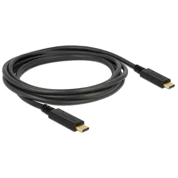 USB-kaapeli DeLOCK 83668 USB 3.2 Gen 1 2 m USB C musta