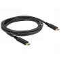 USB-kaapeli DeLOCK 83668 USB 3.2 Gen 1 2 m USB C musta