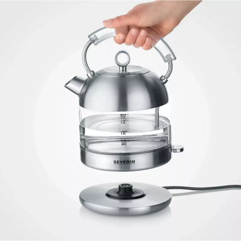 Severin sähköinen vedenkeitin 1,7 L 2400 W ruostumaton teräs