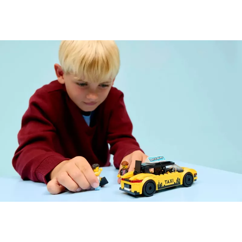 LEGO CITY 60487 Keltainen taksi