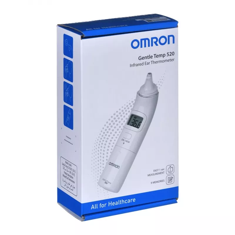 Omron Gentle Temp 520 Contact valkoinen korva