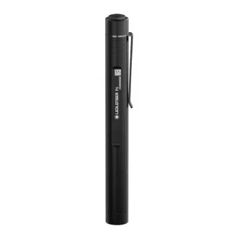 Ledlenser P4 musta kynävalaisin — kompakti LED-kynävalaisin, 180 lm, 90 m kantama, AAA x2, IP54