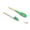 DeLOCK 83235 InfiniBand-kuitu-kaapeli 1m LC SC OS2 keltainen