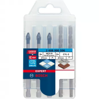 Bosch EXPERT HEX-9 HardCeramic -porasarja 5 kpl