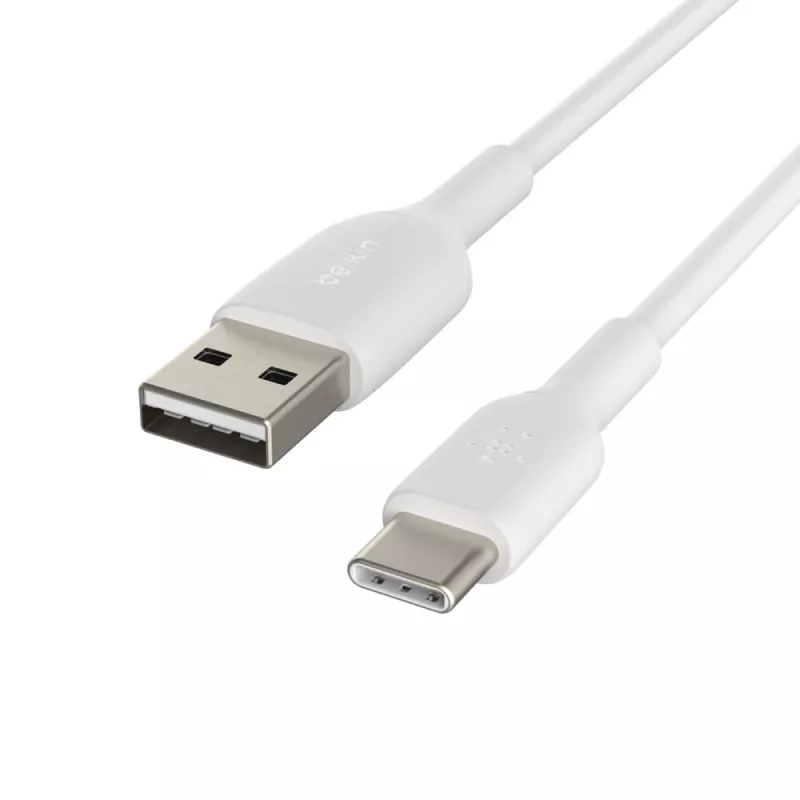 USB-kaapeli Belkin CAB001BT2MWH 2 m USB-A – USB-C valkoinen