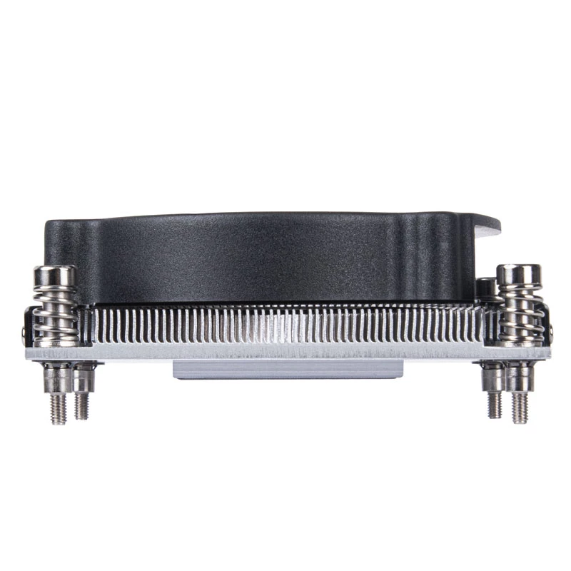 Prosessorin ilmajäähdytin SILVERSTONE SST-XE01-1700A — 8 cm:n tuuletin, 1000–5500 kierr./min, kaksoiskuulalaakeri, musta