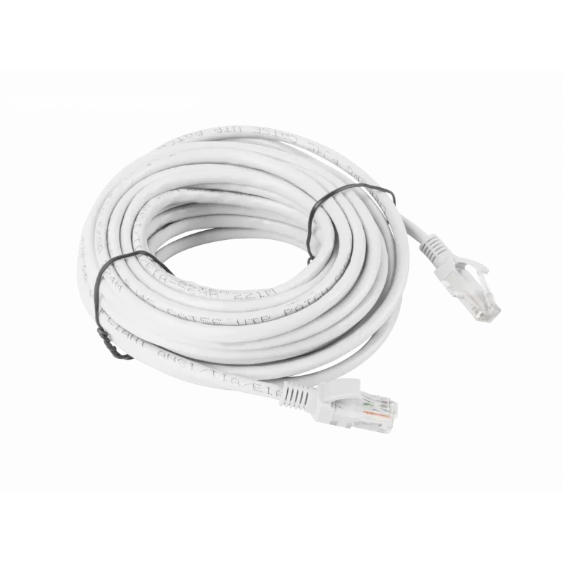 Verkkokaapeli LANBERG PCU6-10CC-1000-S RJ-45 Cat6, U/UTP suojattu, 10 m, harmaa