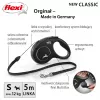 Flexi New CLASSIC 5 m musta koiran flexi-hihna