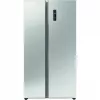 Bomann vapaasti seisova yhdistelmä-side-by-side-jääkaappi 442 L ruostumaton teräs – 291 L jääkaappiosa / 151 L pakastinosa, NoFrost, MultiAirflow