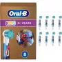 Oral-B Kids Spiderman vaihtoharjaspäät, valkoinen, 8 kpl