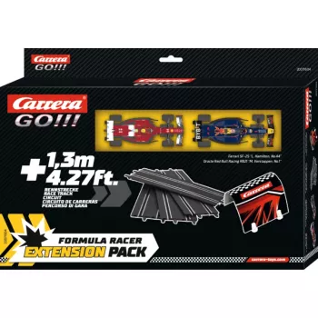Slotcar-radan laajennus CARRERA GO!!! Formula Racer - lisäkiskosarja GO!!!-radan laajentamiseen