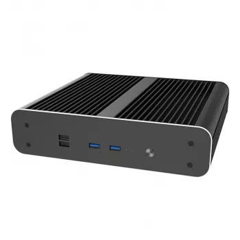 Tietokonekotelo Akasa Euler CTX tuuletinon Mini-kotelo Thin Mini-ITX – musta