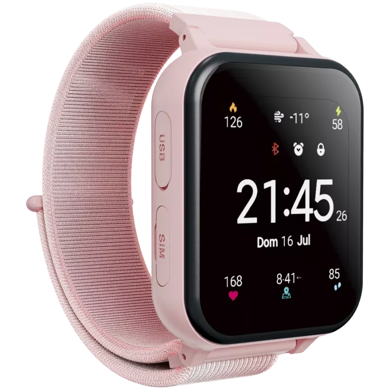 CANYON lasten kello Alfie KW-37 MP3 Study&Game pinkki