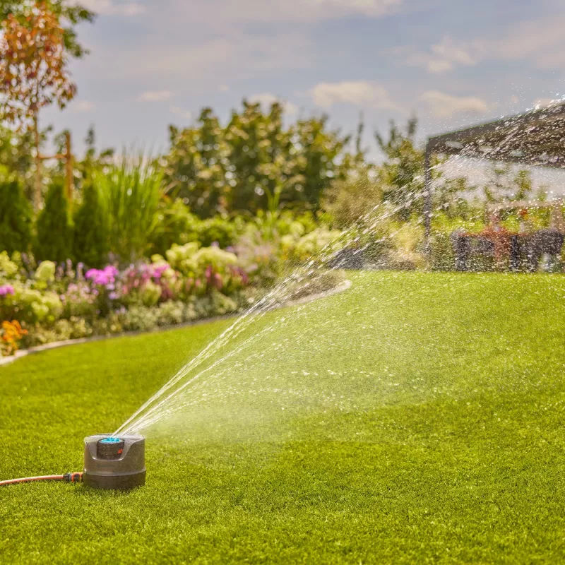 Ympyräsuihku Gardena AquaPrecise musta sininen harmaa 1 kpl