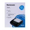 Ravanson OP-7050 3-in-1-voileipägrilli, 1200 W, Musta/Hopea