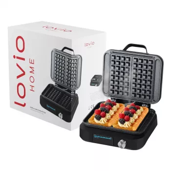 Lovio LVWF002BK vohvelirauta 1500W musta