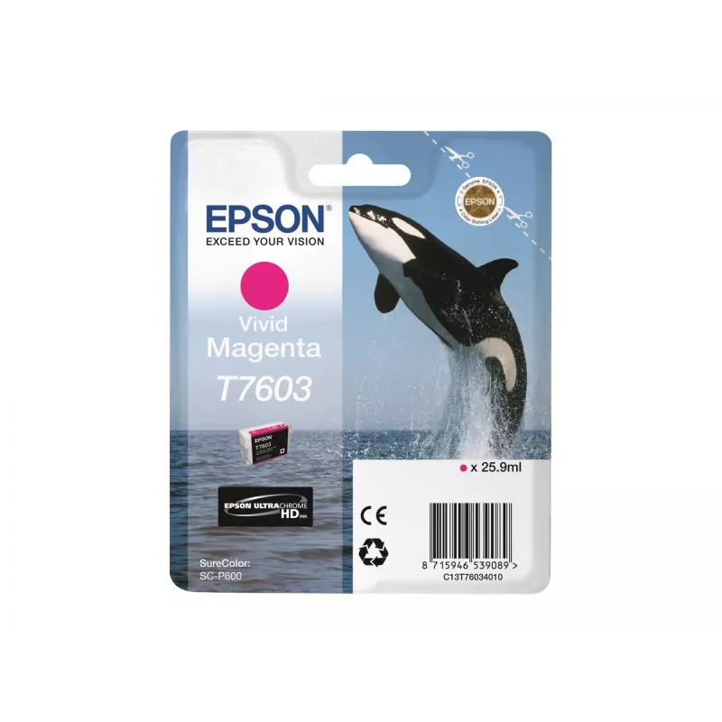 Epson C13T76034N10 värikasetti 1 kpl alkuperäinen Vivid Magenta