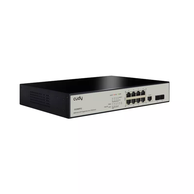 Hallittava kytkin Cudy GS2008PS2 L2 Gigabit Ethernet 8 porttia PoE