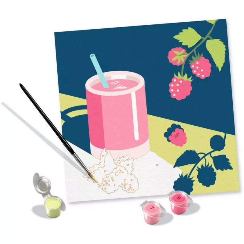 Ravensburger CreArt maalaussarja — Mocktail Raspberry (25562) askartelusarja