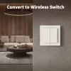 AQARA valokatkaisin H2 EU (4 painiketta, 2 kanavaa) (WS-K08D) – Zigbee- ja Thread-seinäkatkaisin 2 releellä