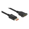 DisplayPort-jatkokaapeli paneeliasennus DeLOCK 87095 8K 60 Hz 1 m