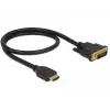 Videokaapeliadapteri DeLOCK 85651 0,5 m HDMI tyyppi A DVI musta